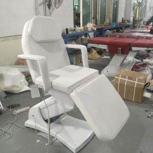 Lit de massage facial portable Wss, pliable, blanc, moderne, 3 moteurs, table de massage électrique, lit de beauté pour salon de beauté, en vente - Product Image 5