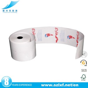 Rollo de Papel Térmico Preimpreso para Caja Registradora de 80x80 mm – Papel de Recibo Térmico Directo OEM de la Marca LXF para Cajeros Automáticos, Terminales Punto de Venta, ECR Pri - Product Image 4