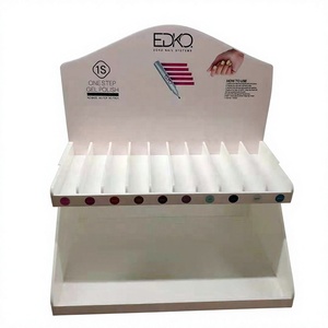 Étagère de présentation de baume à lèvres en acrylique personnalisée avec impression de logo, organiseur cosmétique pour comptoir de vente au détail - Product Image 1