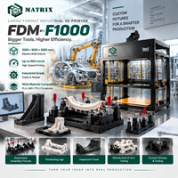 Printer 3D FDM Skala Besar Industri 1000×1000×1000mm untuk Tampilan Iklan, Huruf, dan Dekorasi Ritel