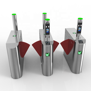 Açık turnike yaya kapısı Flap turnike kapısı fiyat RFID yüz tanıma giriş turnikeler kanatlı geçiş kapısı - Product Image 4