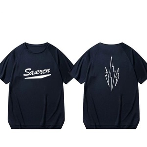 <span class=keywords><strong>T</strong></span>-<span class=keywords><strong>shirt</strong></span> Savercn con stampa <span class=keywords><strong>fronte</strong></span>-<span class=keywords><strong>retro</strong></span> Lightning, grafica multicolore, manica corta, casual, hip hop, vestibilità ampia, 220g, streetwear, bianco e nero - Product Image 5