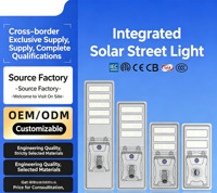 Lampadaire Solaire Tout-en-un en Alliage d'Aluminium IP65, Corps Moulé Sous Pression, Étanche, Lampe Routière LED, Garantie 3 Ans - Vente en Gros Usine