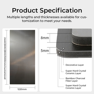 Nhà Máy Trang Trí Nội Thất Kim Loại Rắn Gỗ Tường Bảng Điều Chỉnh Kim Loại Kết Thúc Tre Than Gỗ Veneer Hội Đồng Quản Trị Liền Mạch WPC wainscote Bảng Điều Chỉnh - Product Image 3