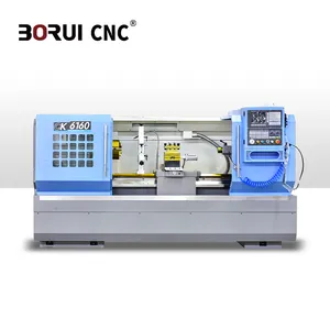 Torno Cnc Control Fanuc Torno Cnc Industrial Chinese Flat Bed Cnc Lathe CK6160