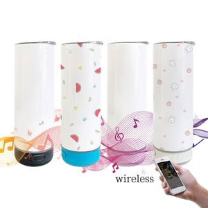 20Oz Glow in Dark Speaker Tumbler for Sublimation Heat Transfer Printing - Product Image 1