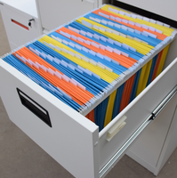 Carpeta de Anillas de PU con Clip para Colgar Papel A4, Carpeta Personalizada con Logotipo, Carpeta de Documentos para Oficina, Estudiantes Escolares