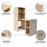 Nouvelle table à manger pliante télescopique multifonctionnelle moderne, gain de place, simple, mobile et portable, également utilisable comme bureau pliable