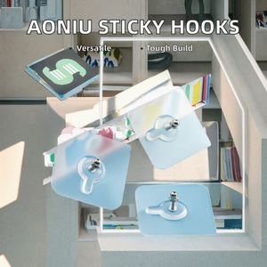 <span class=keywords><strong>Enan</strong></span> Traceless Pvc Crochets Collant Pas de Poinçonnage Crochet Vis Bâton Cadre Photo Carrelage Tenture Murale pour la Cuisine - Product Image 3