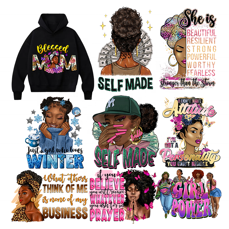 Custom Dtf Transfers Bright Color logo Heat Transfer Printing Durable Dtf Transfers Wholesale Iron on Transfer for Clothes