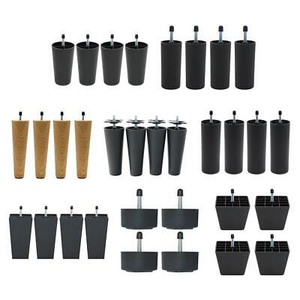 <span class=keywords><strong>Triangle</strong></span> jambes en plastique pour meubles lit canapé jambes en plastique appareils pieds en plastique pour Table basse armoires canapé - Product Image 1