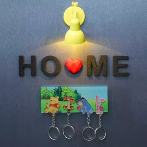 Couple <span class=keywords><strong>porte</strong></span>-clés mur Anti perte clé pendentif amant <span class=keywords><strong>porte</strong></span>-clés décoration de la maison réfrigérateur autocollant stockage maison - Product Image 1