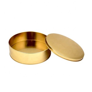 Nouvelle arrivée Boîte à biscuits en or pour le stockage des gâteaux Emballages en boîtes - Product Image 1