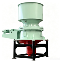 Trituradora de Cono de un Solo Cilindro SC100 con Capacidad de 45-135 t/h y Alimentación Máxima de 150 mm para Trituración Fina de Granito, Basalto y Mineral de Hierro