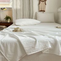 Ensemble de housse de couette en coton 100% de qualité supérieure, 4 pièces, en percale de coton, literie d'hôtel moderne, draps de lit d'hôtel personnalisés, vente en gros