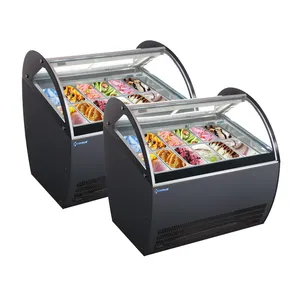 Belnor/Kohinur commercial ice cream showcase display freezer for ice cream