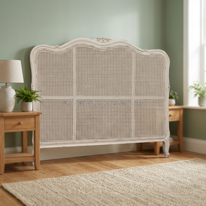 Cabecera Tapizada Ardena L 5566, Muebles de Dormitorio, Cama de Pared, Madera Envejecida, Estilo Antiguo, Caoba, Queen, Alta Calidad - Product Image 3