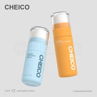 Flacon vide en plastique PET blanc de 80 ml et 100 ml avec pompe à air comprimé pour lotion, cosmétiques, parfum, emballage de soins de la peau, sérum, shampoing