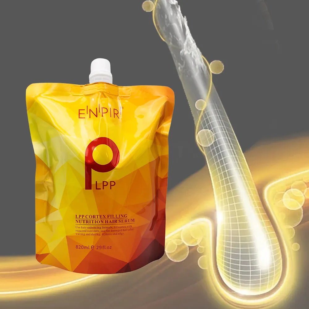 Private Label Organic Premium Keratin Hair Treatment Hair ENPIR Profession LPP Gold Olive Essence biotina Hair Mask