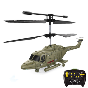 Rc 에어 버스 H155 군용 비행기 2 채널 항공기 모델 소년 비행기 장난감 원격 제어 헬리콥터 장난감 Rc 군용 헬리콥터 - Product Image 1