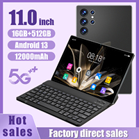 Tablette Android 4G Wi-Fi 11 pouces à prix abordable, directement de l'usine, avec fonction d'appel, grande mémoire, double SIM, mini-ordinateur intelligent