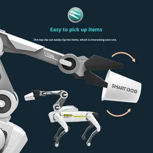 Cane Robot Programmabile Intelligente per Bambini, Telecomandato, AI Bionico, Giocattolo Educativo con Funzioni di Sparo, Presa, Saluto e Voce - Product Image 1