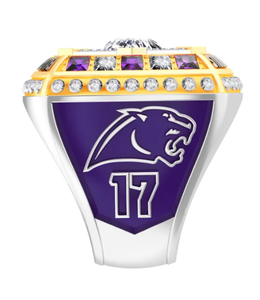 Bague de championnat personnalisée en alliage pour le netball, le rugby, le hockey, le basketball, le football, le soccer, les récompenses sportives, les ligues, les souvenirs d'équipe, les trophées - Product Image 4