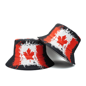 Mũ Mặt Trời Panama Cap Mũ Cho Nam Giới Phụ Nữ Đôi Bên Thiết Kế Vị Trí Ngư Dân Mũ Quốc Gia In Ấn <span class=keywords><strong>Canada</strong></span> Cờ Xô Mũ - Product Image 1