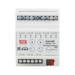 Mean Well Switching Power Supply KAA-8R KNX Switching Actuator