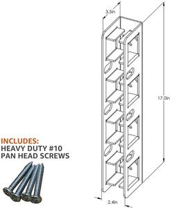 Support de rangement mural pour <span class=keywords><strong>attelage</strong></span> de 1,25 po et 2 po pour <span class=keywords><strong>porte</strong></span>-vélos, rangement de garage, organisateur, support de rangement pour <span class=keywords><strong>attelage</strong></span> de 7 po - Product Image 5