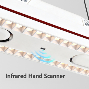 Mới nhất điều khiển bằng tay không cánh quạt trần ánh sáng hồng ngoại cảm ứng trang trí lõm thông minh không cánh quạt trần với ánh sáng - Product Image 6