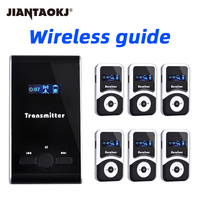 Système de guide touristique sans fil JT-100R Haut-parleur audio Émetteur-récepteur à distance Casque à murmure Utilisation en clinique Bippeur 200 MHz