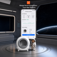 Automatische Katzentoilette mit Echtzeit-App-Überwachung, Geruchskontrolle, Großer 65L Raum, Unterstützt OEM ODM