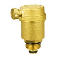 Valve de purge d'air thermostatique automatique en laiton de qualité supérieure 1/2" DN15 pour chauffe-eau solaire