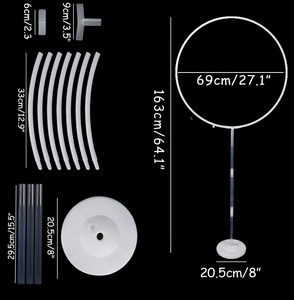 Hot Trends Reusable <strong>Circle</strong> Round <strong>Balloon</strong> <strong>Arch</strong> Stand Kit <strong>Balloons</strong> Wreath Ring Party Background - Product Image 5