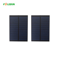 Panneau solaire monocristallin PERC compact entièrement étanche à haute efficacité pour projets DIY de casques Bluetooth