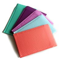 Enveloppes à bulles en poly de taille personnalisée OEM recyclables écologiques, enveloppes auto-scellantes blanches et noires, fournisseurs d'expédition