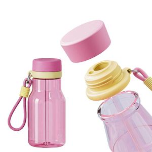 Custom 580ml Tritan Reusable Eco-Friendly Sports Water Bottle with Rope & <b>Tea</b> <b>Infuser</b> Portable for Outdoor Use - Product Image 1