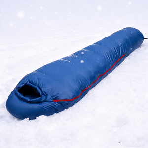 Saco de Dormir de Plumón de Ganso para Invierno, Grueso, Cálido, Ligero, Resistente al Viento, para Adultos, para Acampar al Aire Libre, Viajar y Hacer Senderismo - Product Image 5