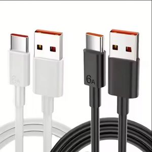สายชาร์จ USB-C ราคาถูกสายชาร์จเร็วสาย6A ถ่ายโอนข้อมูลชนิด C ชนิด C สำหรับ Xiao Mi สำหรับ Huawei - Product Image 1