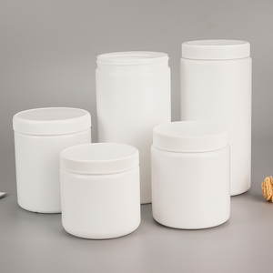 Tùy chỉnh 16 oz 25oz Pre Workout Jar Creatine Jar trắng đen rõ ràng màu vuông xi lanh HDPE Dinh dưỡng bổ sung Jar cho vật nuôi - Product Image 4