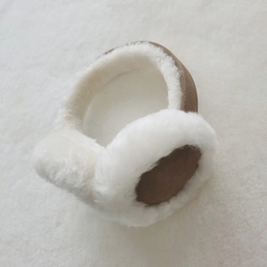 Paraorecchie Pieghevole in Pelliccia di <span class=keywords><strong>Agnello</strong></span> Personalizzabile, Produzione ODM, Protezione per le <span class=keywords><strong>Orecchie</strong></span> in Inverno per Attività all'Aperto - Product Image 6