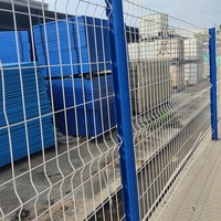 Clôture en treillis soudé 3D courbé, revêtement PVC anti-corrosion vert, 10 pieds, résistante aux UV, pour la sécurité de la cour, directement de l'usine