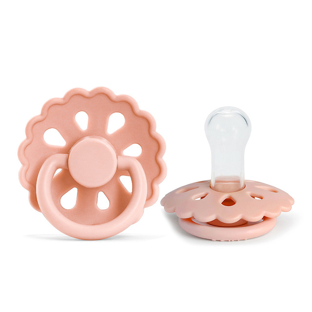 Customize logo Silicone Teether Pacifier Teething Relief for Infants Food-Grade BPA-Free Natural Rubber Baby Pacifier