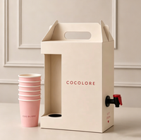 Vente en gros de porte-boissons en carton de haute qualité 3L 5L avec robinet pour les cafés, la restauration, distributeur de café en bag-in-box
