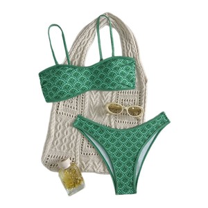 Ensemble <span class=keywords><strong>de</strong></span> <span class=keywords><strong>maillot</strong></span> <span class=keywords><strong>de</strong></span> <span class=keywords><strong>bain</strong></span> vintage à motifs pour femmes, avec haut rembourré et bas string, pour la plage, la piscine, les vacances, <span class=keywords><strong>maillot</strong></span> <span class=keywords><strong>de</strong></span> <span class=keywords><strong>bain</strong></span> deux pièces - Product Image 6