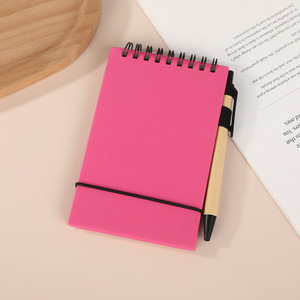 Blocco Note Tascabile A6 in Carta Kraft 2026, Pagine Bianche, Rilegatura a <span class=keywords><strong>Spirale</strong></span> <span class=keywords><strong>con</strong></span> Elastico - Product Image 6