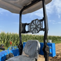 Nuevo Color azul 120 caballos de fuerza Tractor sobre orugas engranaje caja de cambios parasol más ancho 50CM pistas ensanchamiento elevación chasis estabilidad