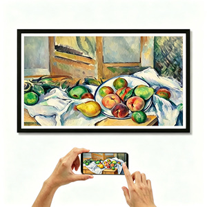 Cornice Digitale LCD con Schermo Artistico da 21.5"32"43"55", Display <span class=keywords><strong>Video</strong></span> 2K 4K, Sistema Android WiFi per Gallerie - Product Image 1