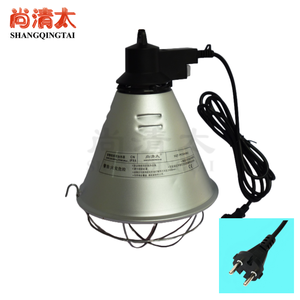 Lampe chauffante infrarouge 250W pour poulailler pour poussins canard volaille chauffage de poulailler tout temps avec boîtier en alliage d'aluminium - Product Image 3